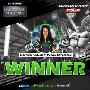 Winner – Mario Kart – Samsung Lockdown
